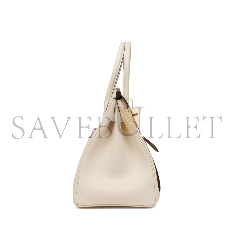 HERMÈS MASTER BIRKIN 30 COLORMATIC NATA HAND BAG VEAU SWIFT LEATHER  (30*22*16cm)